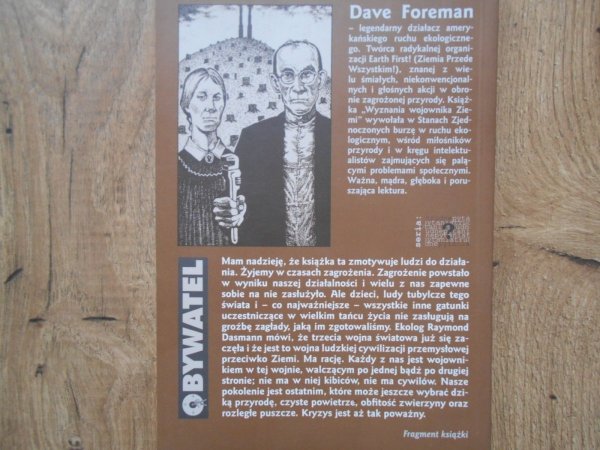 Dave Foreman • Wyznania wojownika Ziemi [ekologia]