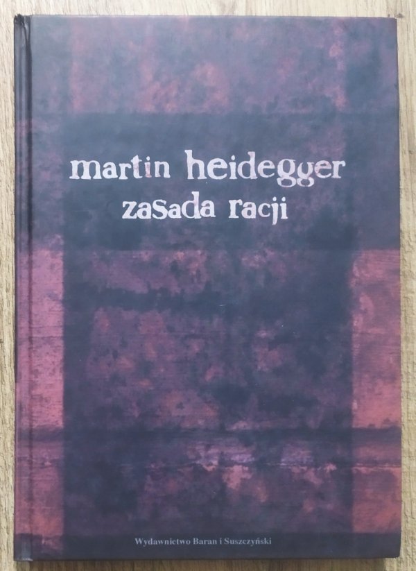 Martin Heidegger Zasada racji