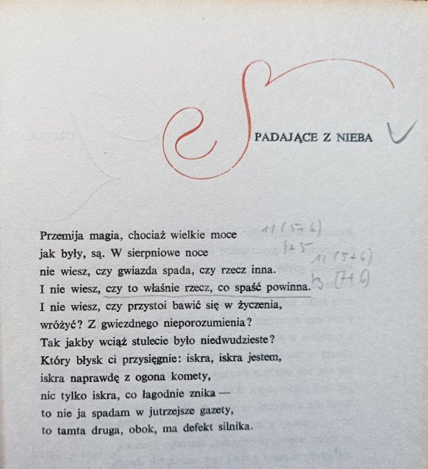 Wisława Szymborska Wszelki wypadek / 1972, wydanie 1.