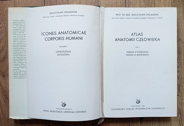 Mieczysław Stelmasiak Atlas anatomii człowieka tom 1