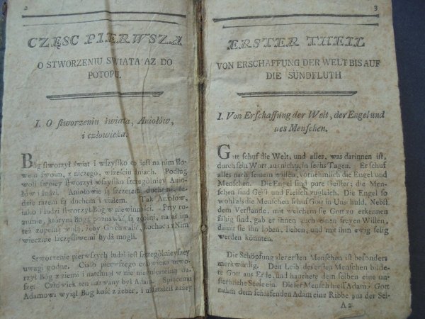 Historya Starego Testamentu / Die Geschiste des Alten Testaments [1793]