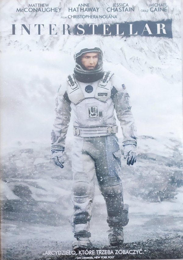 Christopher Nolan Interstellar DVD