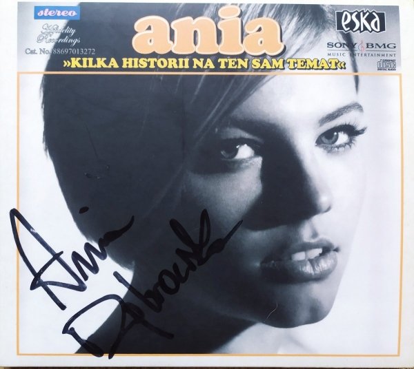 Ania Dąbrowska Kilka historii na ten sam temat CD [autograf]