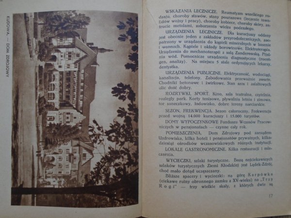 Ignacy i Anna Potoccy • Sudety Kłodzkie i Wałbrzyskie. Popularny przewodnik turystyczny i wczasowiskowy [1947]