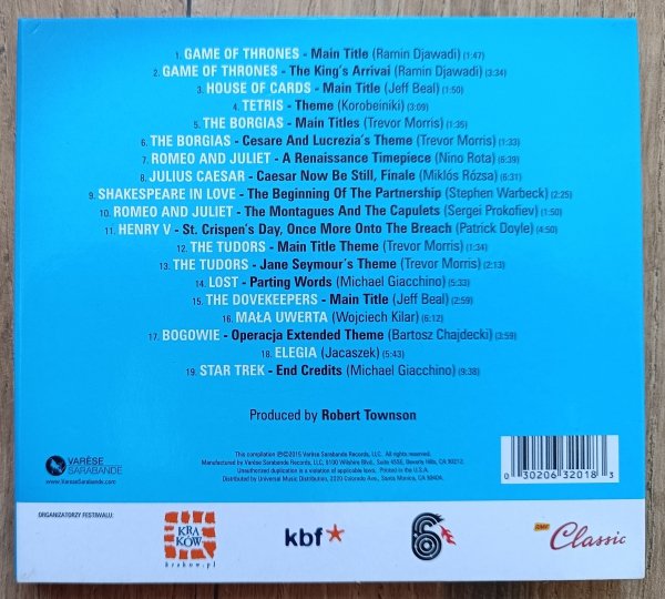 Festiwal Muzyki Filmowej w Krakowie 2015 CD