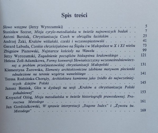 Małecki Jan • Chrystianizacja Polski południowej