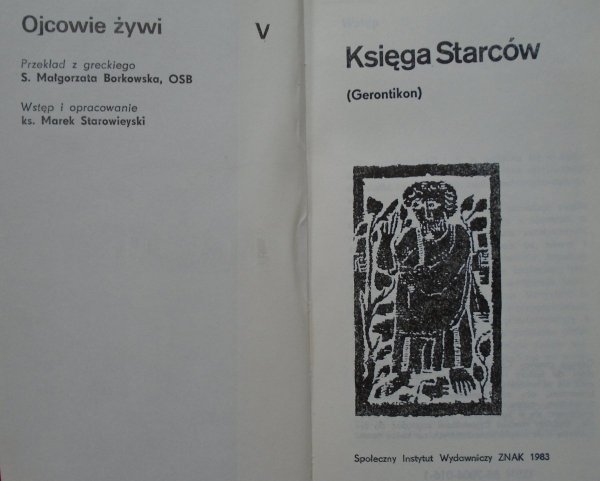 Księga Starców (Gerontikon) • Ojcowie Żywi V