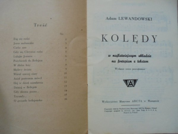 Adam Lewandowski Kolędy w najłatwiejszym układzie na fortepian z tekstemAdam Lewandowski Kolędy w najłatwiejszym układzie na fortepian z tekstem