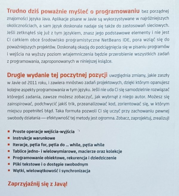 Mirosław J. Kubiak Java. Zadania z programowania z przykładowymi rozwiązaniami
