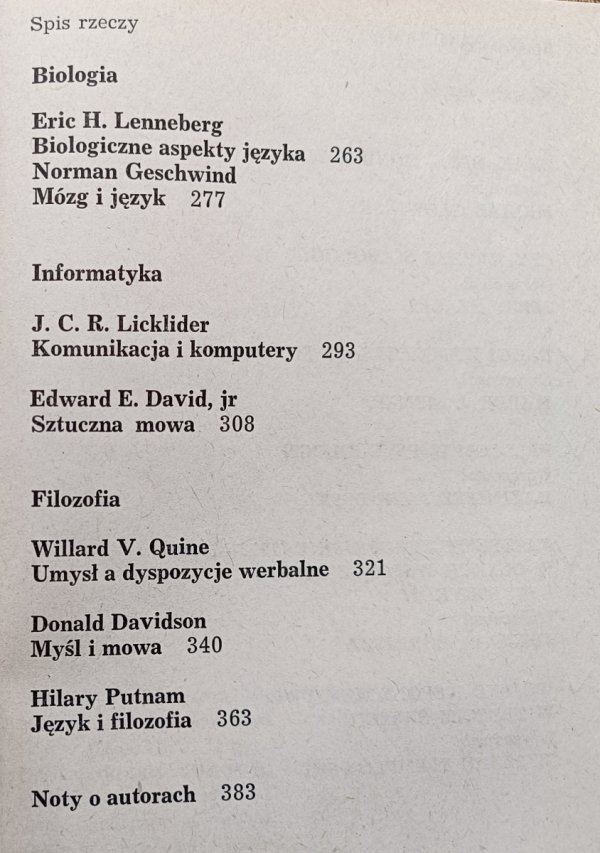 Język w świetle nauki