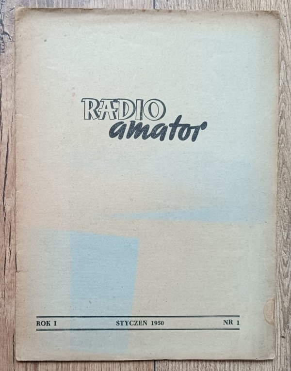 Radioamator numer 1/1950