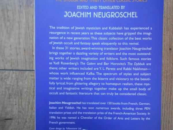 Edited Joachim Neugroschel • Great Tales of Jewish Fantasy and The Occult