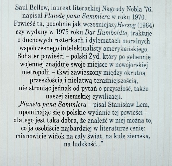 Saul Bellow Planeta pana Sammlera