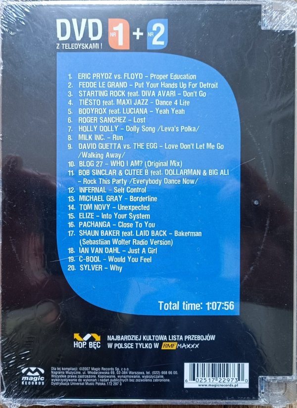 Hop Bęc DVD z teledyskami! 1+2 DVD