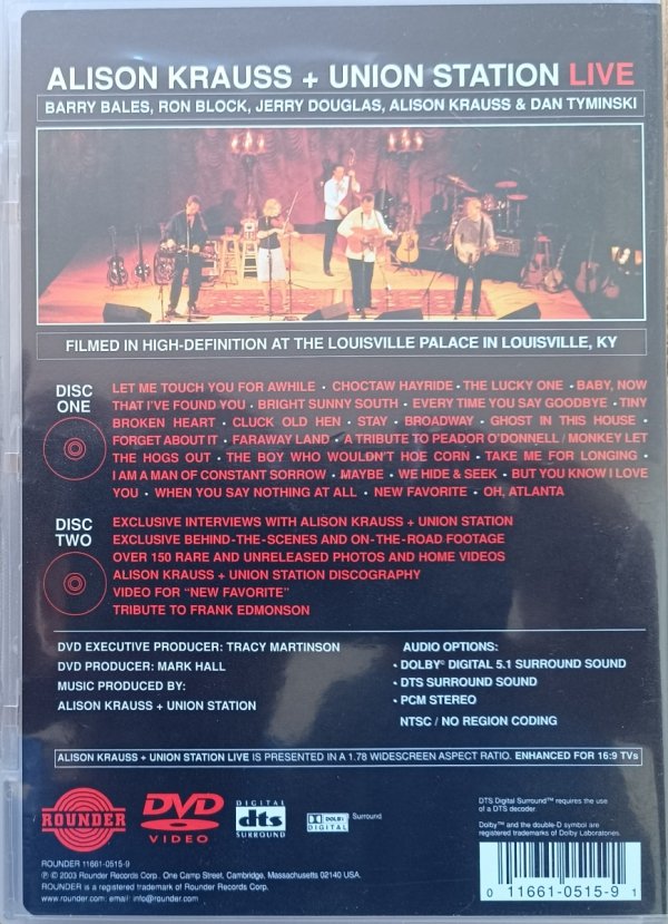 Alison Krauss Union Station • Live 2DVD