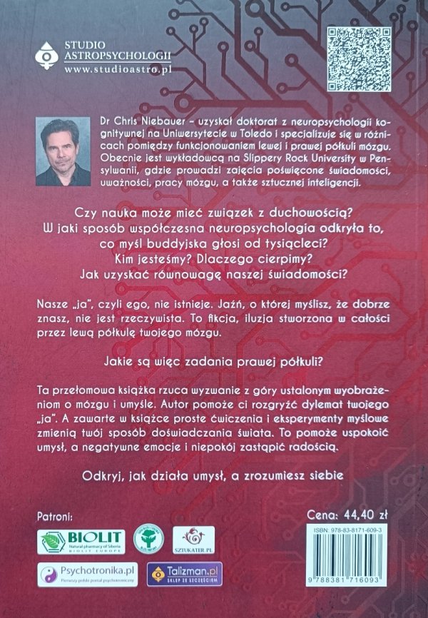 Chris Niebauer Neuronauka a buddyzm. Realne życie czy jego iluzja?