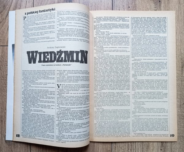 Miesięcznik Fantastyka 12 (51) 1986 / Andrzej Sapkowski Wiedźmin