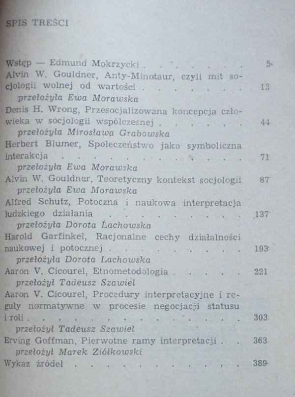 Edmund Mokrzycki • Kryzys i schizma [Garfinkel, Goffman, Adorno, Habermas, Bourdieu]