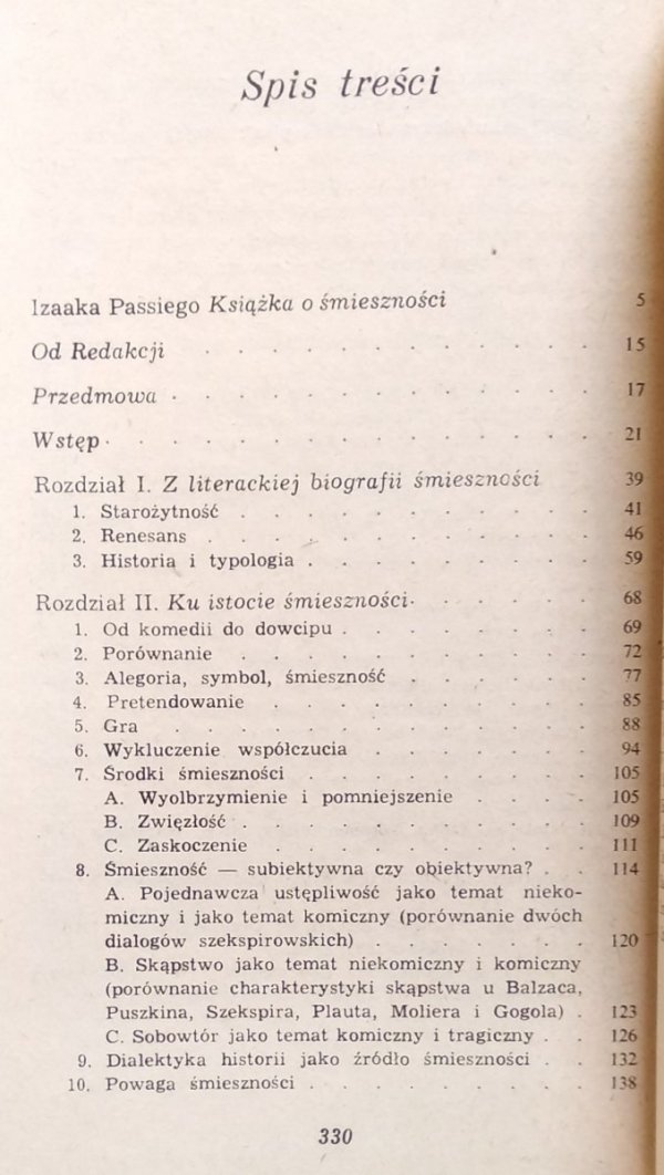 Izaak Passi •  Powaga śmieszności