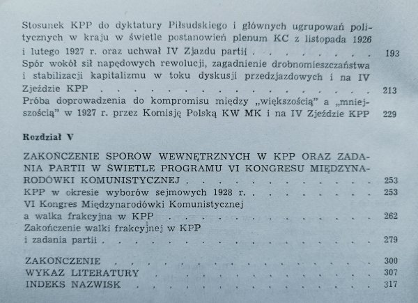 Bogdan Kolebacz Komunistyczna Partia Polski 1923-1929