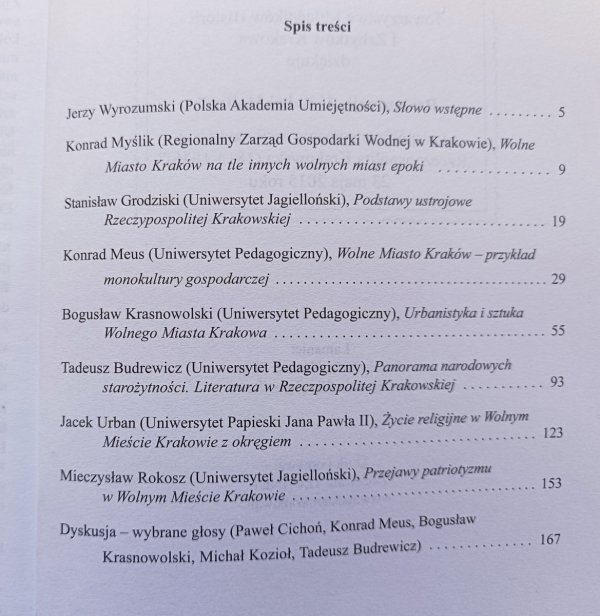 Rzeczpospolita Krakowska 1815-1846: materiały z sesji naukowej