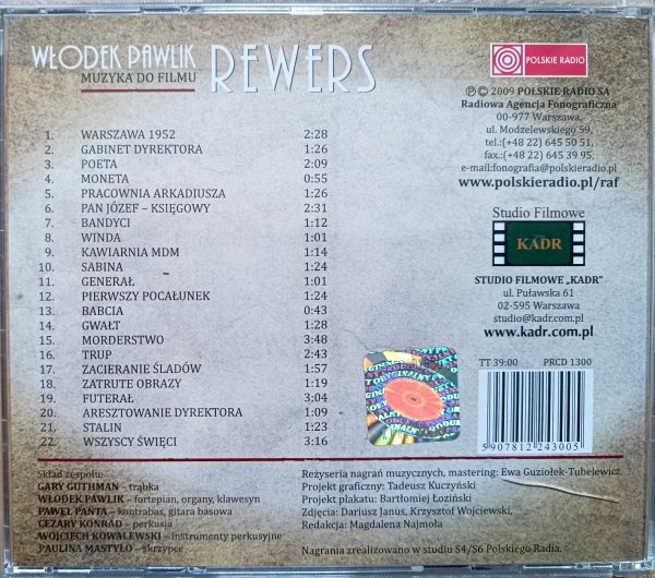Włodek Pawlik Rewers CD