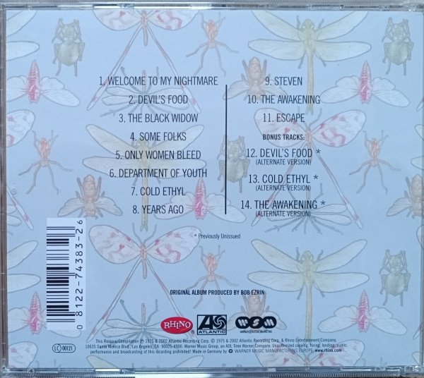 Alice Cooper Welcome to My Nightmare CD