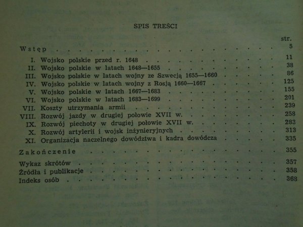 Jan Wimmer • Wojsko polskie w drugiej połowie XVII wieku