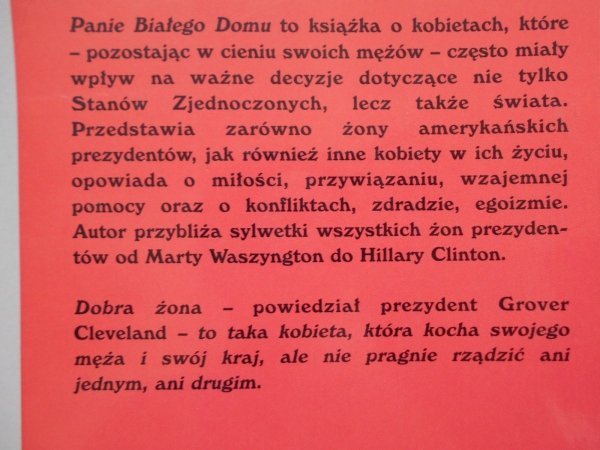 Longin Pastusiak • Panie Białego Domu