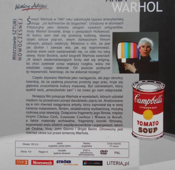 Kim Evans • Andy Warhol • DVD