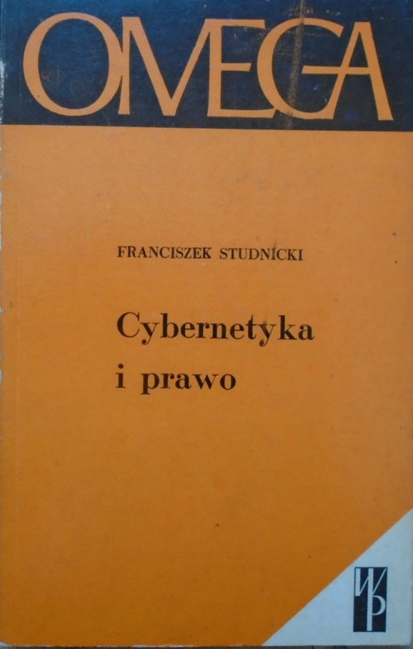 Franciszek Studnicki • Cybernetyka i prawo [dedykacja autorska]