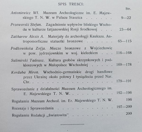 Światowit: Rocznik Muzeum Archeologicznego im. Er. Majewskiego tom XV 1932/33
