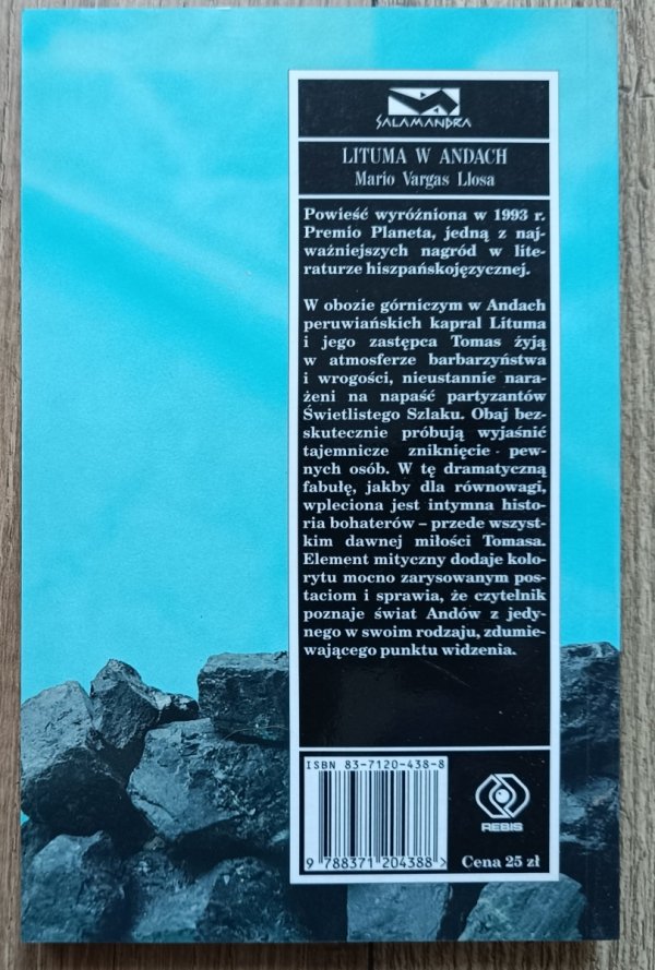 Mario Vargas Llosa Lituma w Andach / seria Salamandra