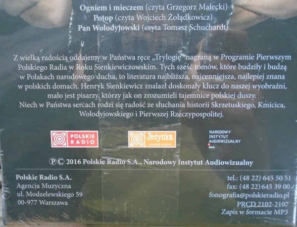 Henryk Sienkiewicz • Trylogia [audiobook, Polskie Radio, Jedynka]