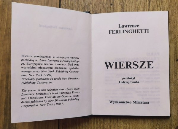 Lawrence Ferlinghetti Wiersze