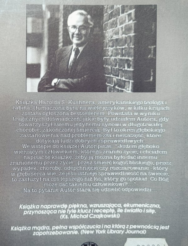Harold S. Kushner Kiedy złe rzeczy zdarzają się dobrym ludziom
