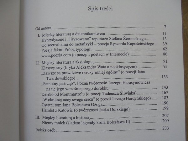 Andrzej Kaliszewski • Wieczna gra [dedykacja autorska] [Harasymowicz, Żeromski, Kapuściński, Śliwiak]