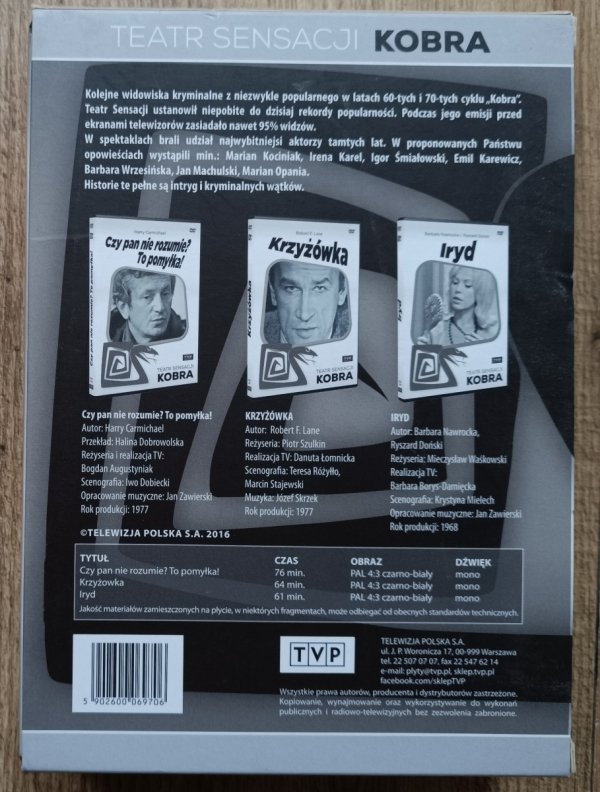 Teatr Sensacji. Kobra V 3DVD
