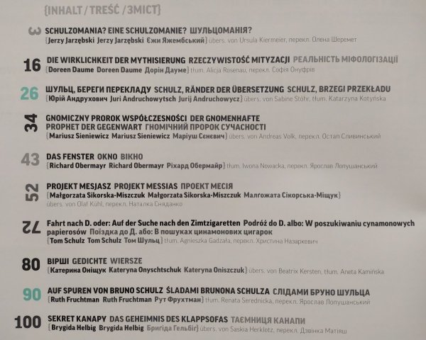 Magazyn Literacki Radar 06/2012 • Bruno Schulz