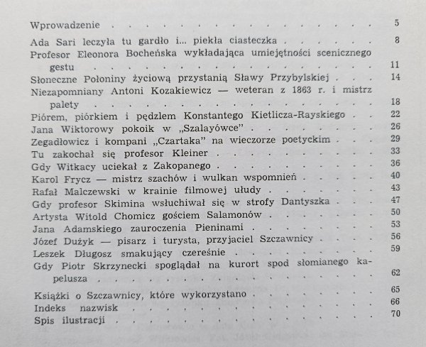 Tadeusz Z. Bednarski Niedawne i najnowsze spotkania w Szczawnicy