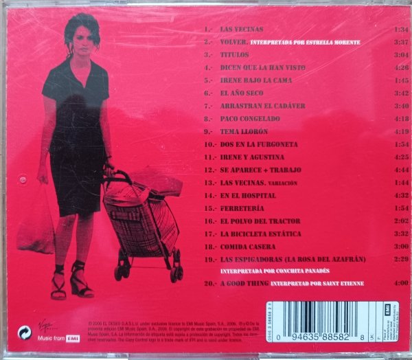 Alberto Iglesias Volver CD
