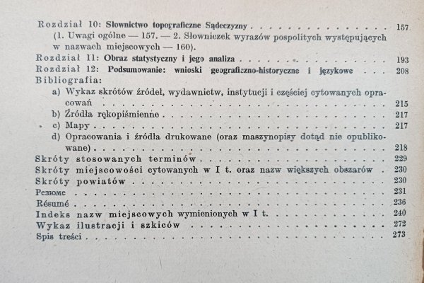 Eugeniusz Pawłowski • Nazwy miejscowe Sądeczyzny tom 1: ogólna charakterystyka nazewnictwa miejscowego Sądeczyzny