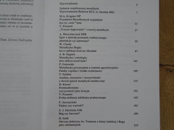 praca zbiorowa • Poznanie bytu czy ustalanie sensów? [metafizyka, Hegel. św. Tomasz z Akwinu]