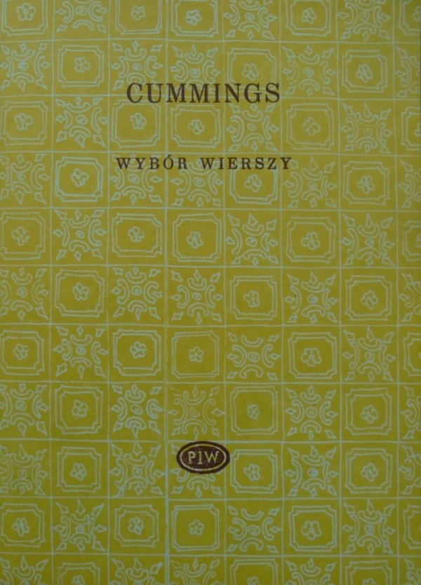 Edward Estlin Cummings • Wybór wierszy [Biblioteka Poetów]