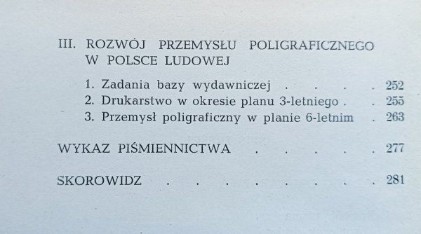 Z dziejów drukarstwa polskiego / 1957