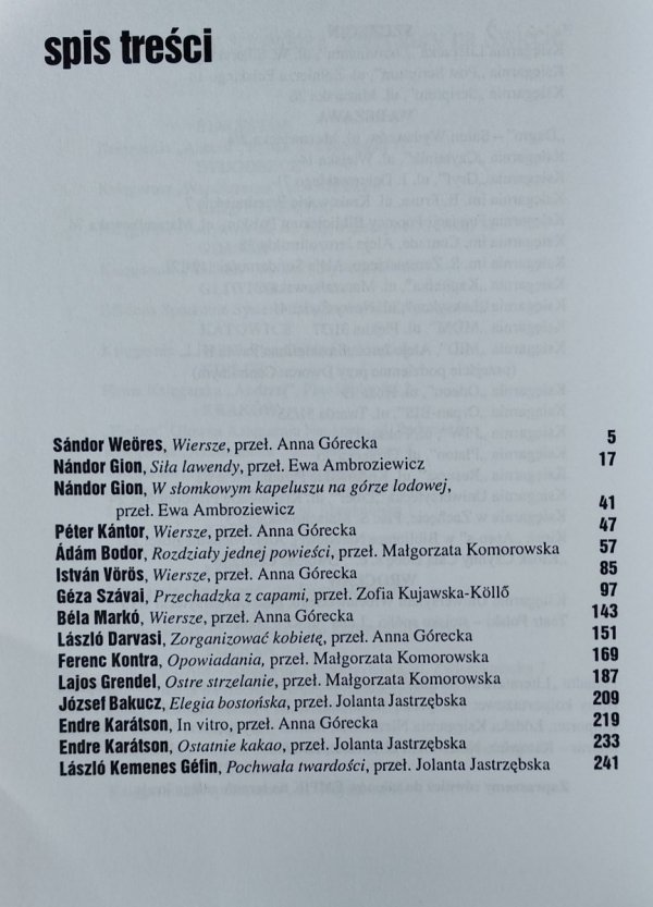 Literatura na Świecie 9/2000 • Węgry