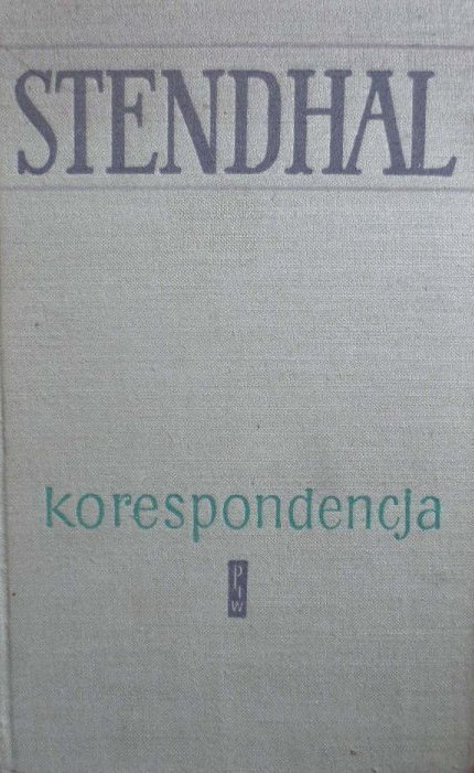 Stendhal • Korespondencja