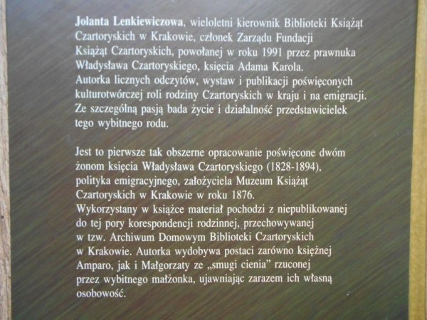 Jolanta Lenkiewiczowa • Dwie księżne Czartoryskie