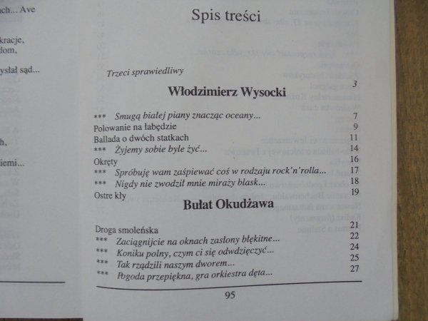 Włodzimierz Wysocki, Bułat Okudżawa, Aleksander Galicz • Wiersze i ballady