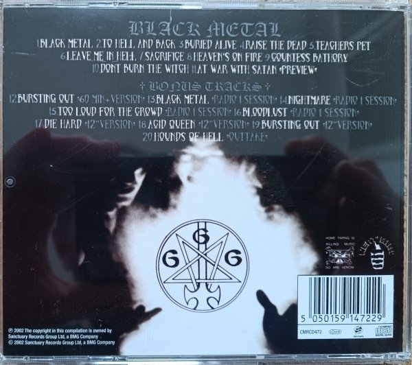 Venom Black Metal CD